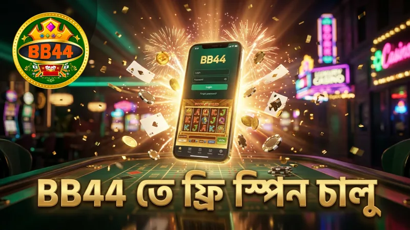 BB44-তে ফ্রি স্পিন চালু করার ধাপগুলো স্পষ্টভাবে প্রদর্শিত
