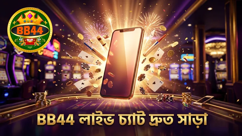 BB44 লাইভ চ্যাটের গড় প্রতিক্রিয়া সময় ৪৫ সেকেন্ড।