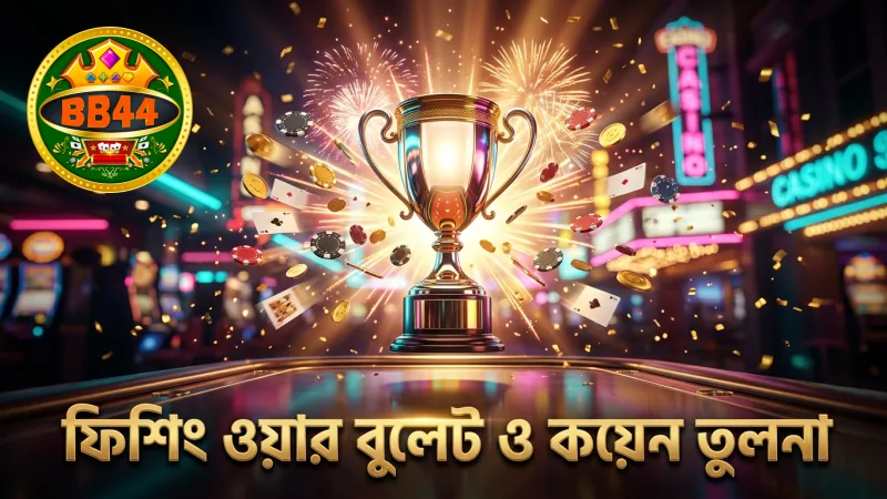 ফিশিং ওয়ার মোডগুলোর মধ্যে বুলেট ফায়ার এবং কয়েন রিটার্ন হার তুলনা।