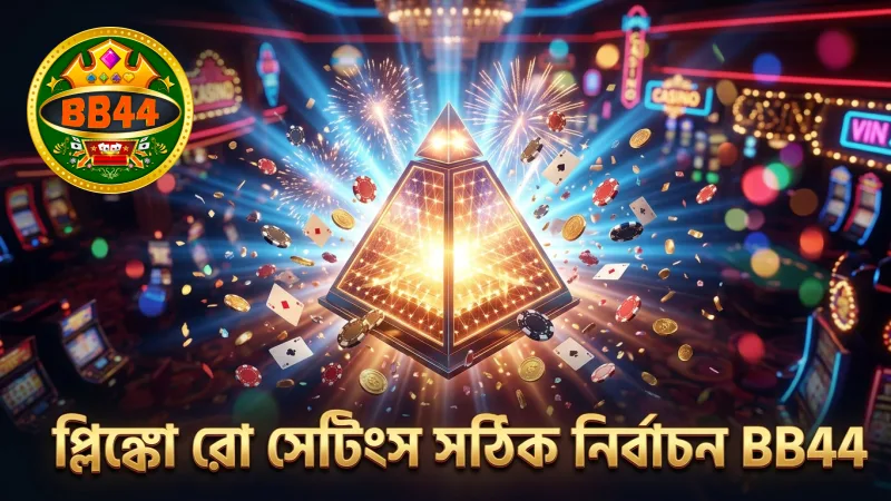 প্লিঙ্কো গেমে পিরামিড রো সঠিকভাবে নির্বাচন করা প্রয়োজন