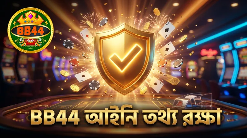 আইনি মানদণ্ডে BB44 ব্যবহারকারীর তথ্য রক্ষা করে।